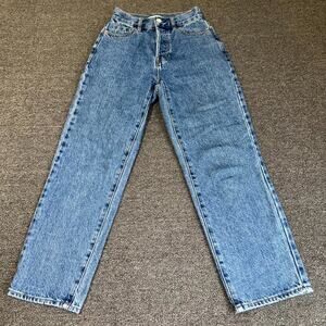 PacSun High Rise Straight Jeans Womens 22S Blue Denim Medium Wash Casual